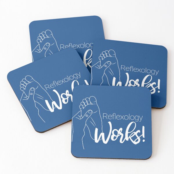 Item preview, Reflexology Works (foot) (white text) designed and sold by Onpointholistic.