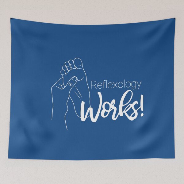 Item preview, Reflexology Works (foot) (white text) designed and sold by Onpointholistic.