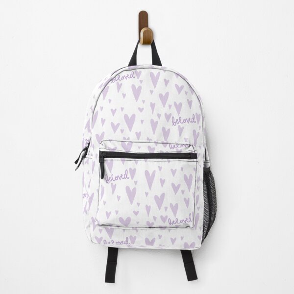Item preview, Purple Beloved Hearts designed and sold by faithprints.