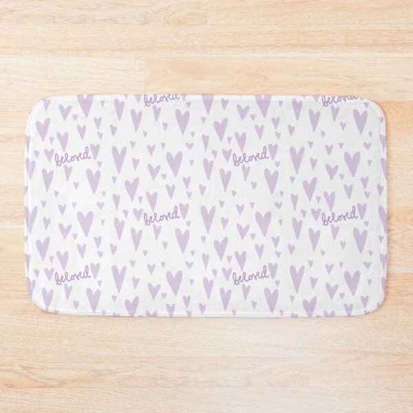 Item preview, Purple Beloved Hearts designed and sold by faithprints.