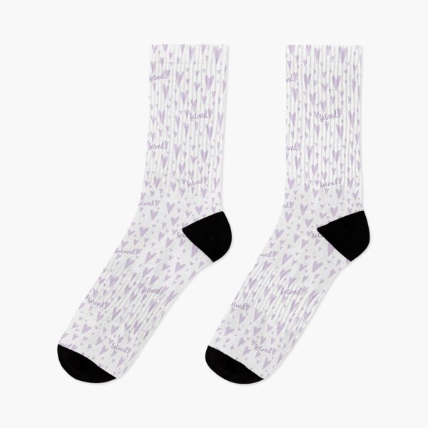 Item preview, Purple Beloved Hearts designed and sold by faithprints.