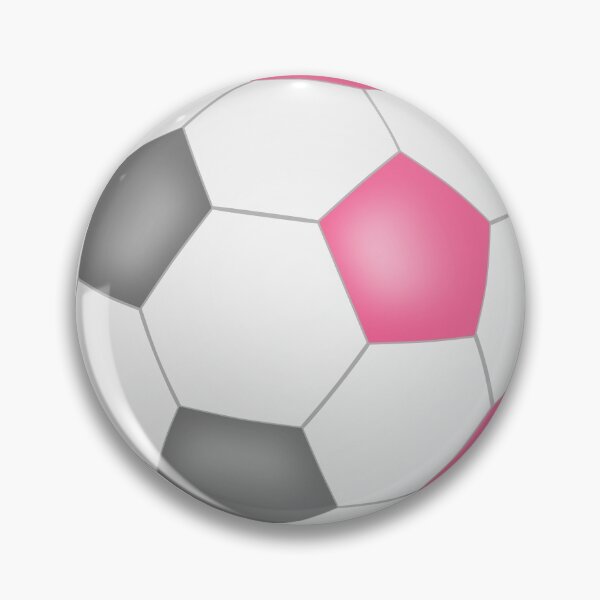 Item preview, Cute pink gray and white soccer balls pattern designed and sold by katzdzynes.