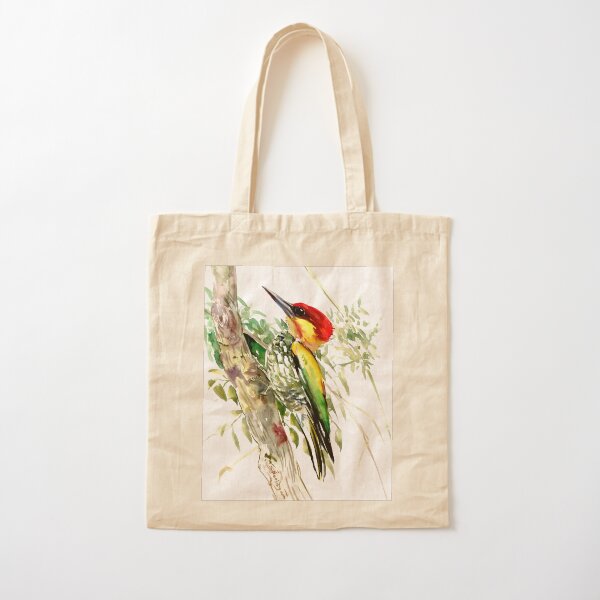 Lita Woodpecker Cotton Tote Bag