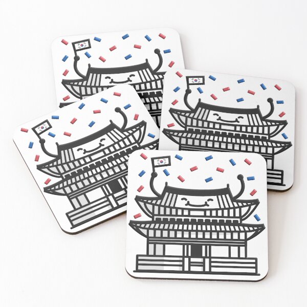 Item preview, Smiling Korean Temple designed and sold by itswithaness.