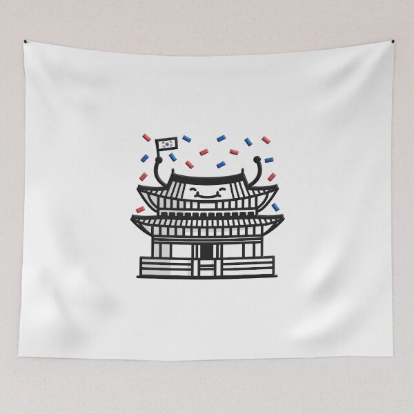 Item preview, Smiling Korean Temple designed and sold by itswithaness.