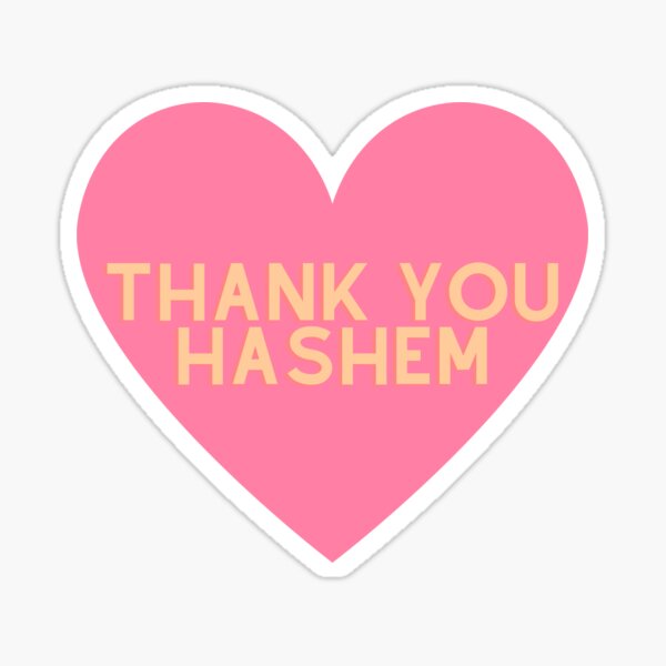 Item preview, Thank You Hashem Jewish and Proud designed and sold by Naomi G..