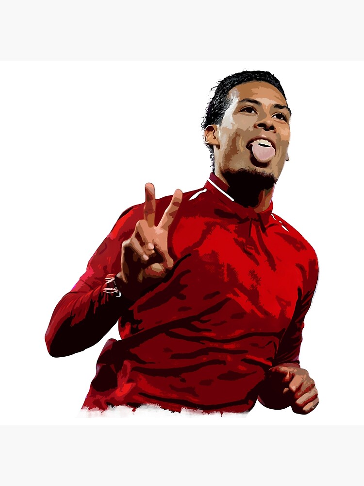 "Virgil Van Dijk Cutout art" Framed Art Print for Sale by Nolopola