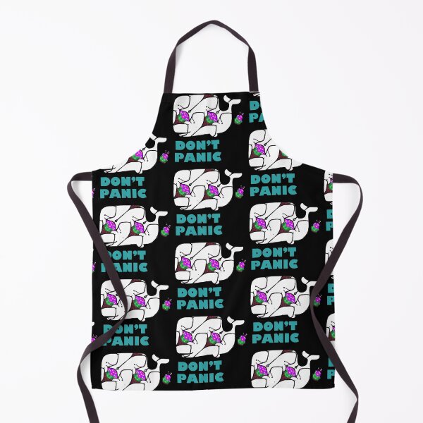 Item preview, Don’t Panic with several Sperm Whales and Petunias designed and sold by weavernap.