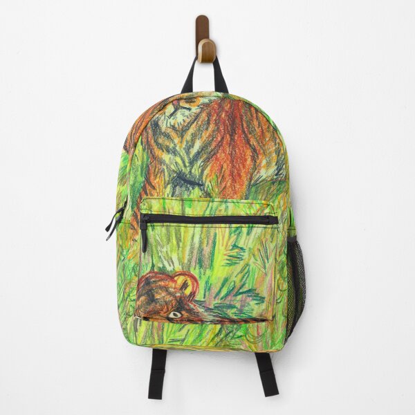 Item preview, Tiger in Green Jungle designed and sold by sadnettles.