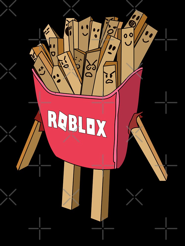Roblox Avatar French Fries Skin Kids T Shirt By Stinkpad Redbubble - i played roblox in french