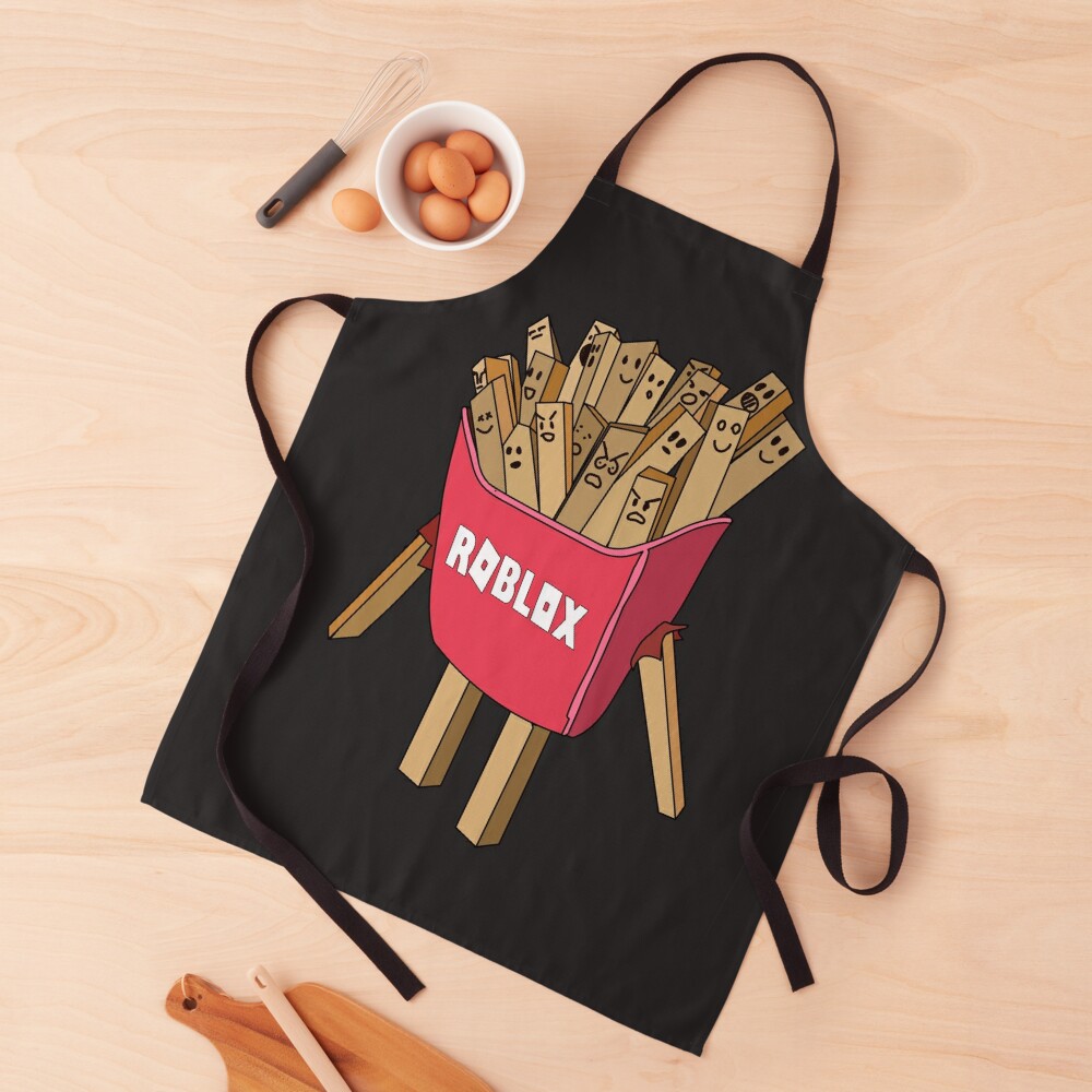 Roblox Avatar French Fries Skin Apron By Stinkpad Redbubble - roblox realistic dance