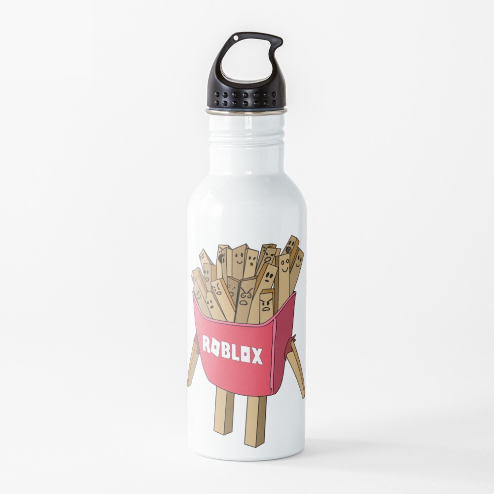 roblox avatar french fries skin Water Bottle