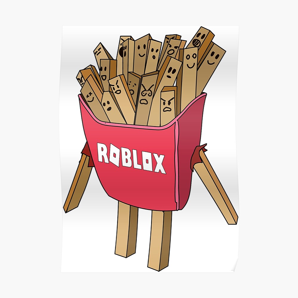Roblox Avatar French Fries Skin Water Bottle By Stinkpad Redbubble - los angeles leaked roblox