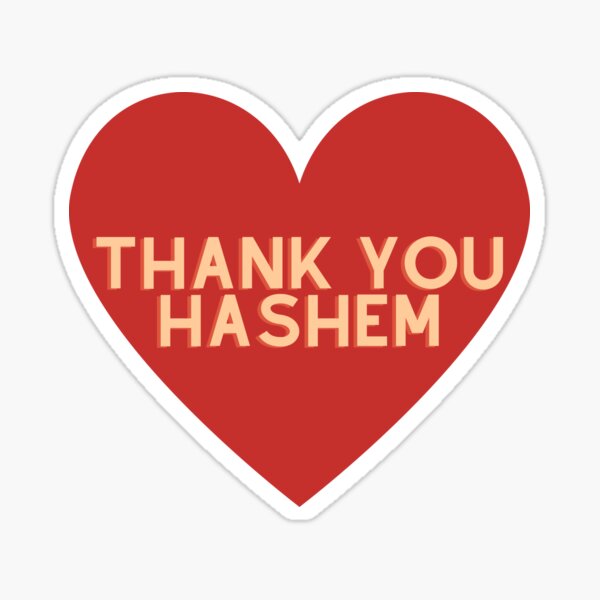 Item preview, Thank You Hashem Jewish and Proud designed and sold by Naomi G..