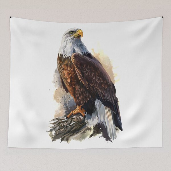 Item preview, Bald Eagle Watercolour designed and sold by Designs By Creation.