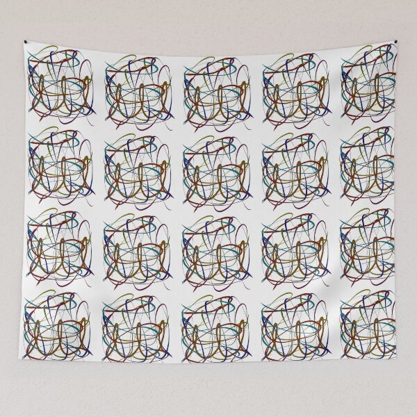 Item preview, Abstract interwoven loops designed and sold by kina lakhani.