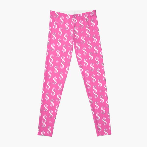 Money, Dollar Sign, Currency, Hot Pink Leggings for Sale by HustleLife