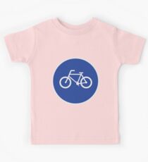 Bicycling Route Kids Tee