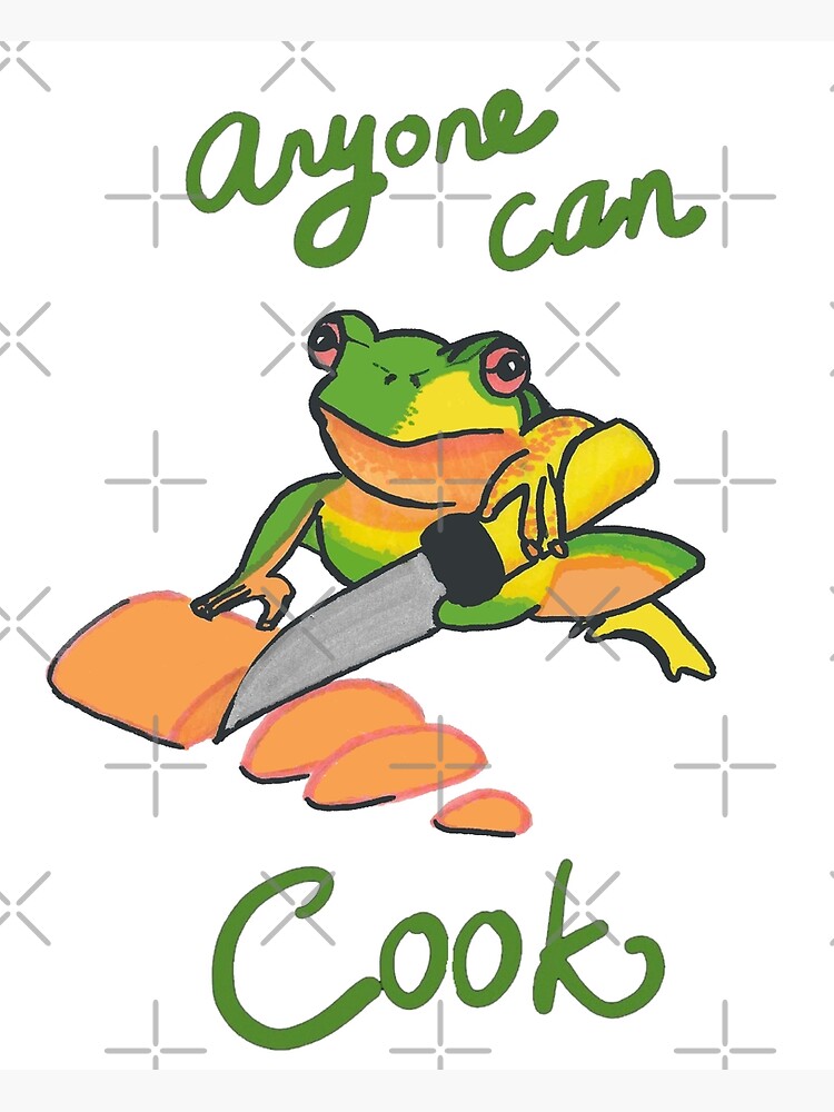 "Anyone Can Cook " Poster for Sale by leilanioverland Redbubble