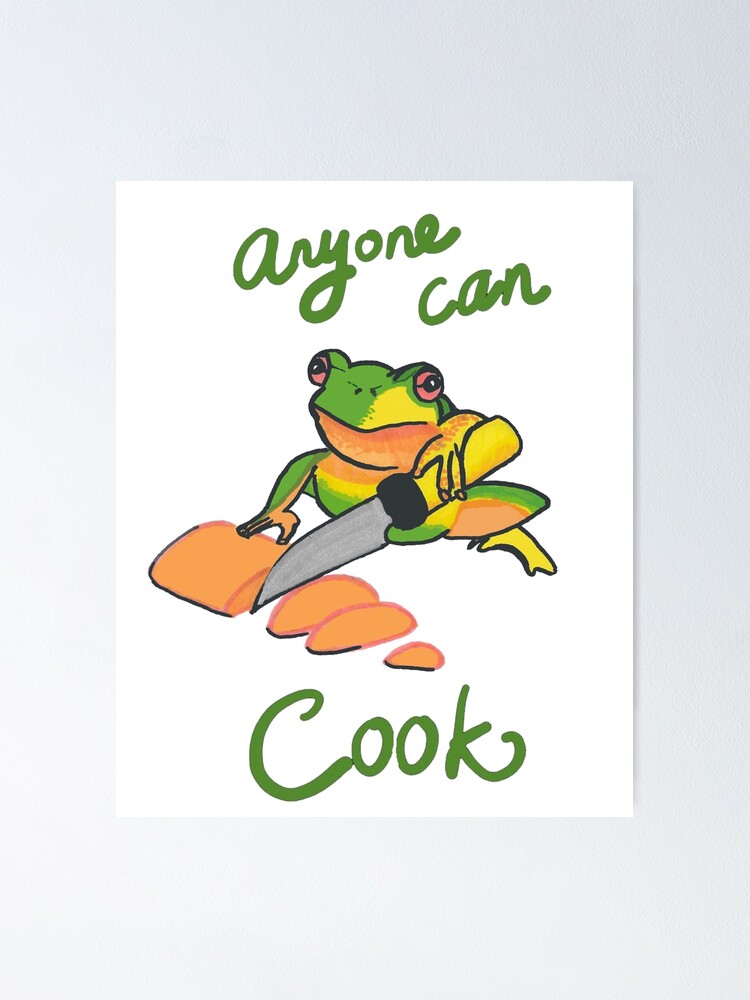 "Anyone Can Cook " Poster for Sale by leilanioverland Redbubble