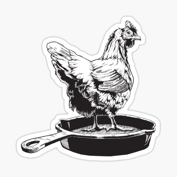 Chicken Skillet Sticker
