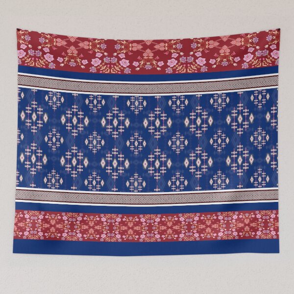 Item preview, modern geometric floral borders designed and sold by vidyaroul.