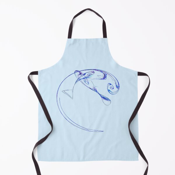 Item preview, Fractal - Three Blue Fish designed and sold by Susan Savad.