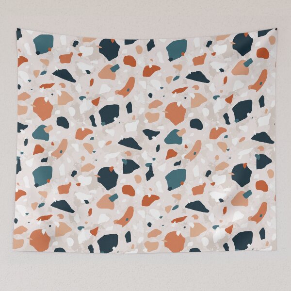 Item preview, Terrazzo // abstract warm earthy tones pattern designed and sold by NordicSommer.