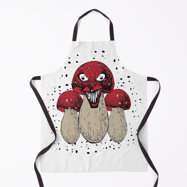 Item preview, Red evil fly agaric poisonous pointed teeth sharp designed and sold by tarek25.