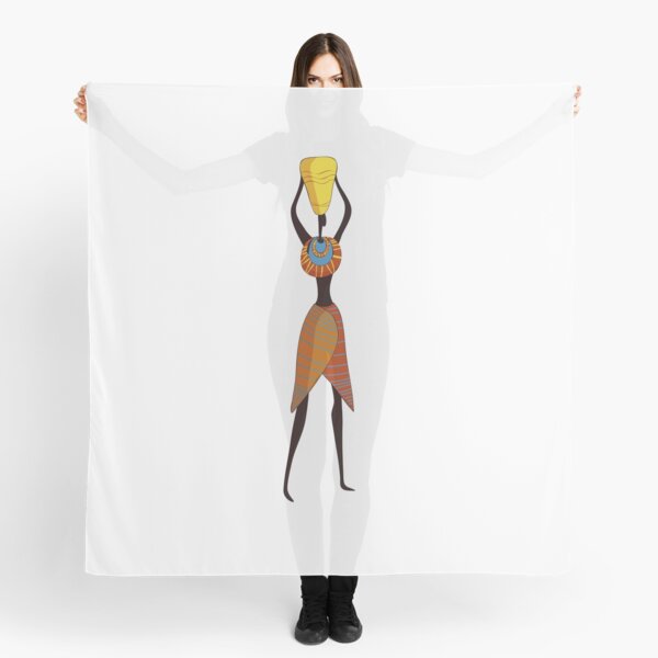 african woman Scarf