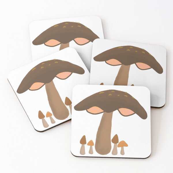Item preview, Big mushroom and little mushrooms designed and sold by EarthlingHelena.