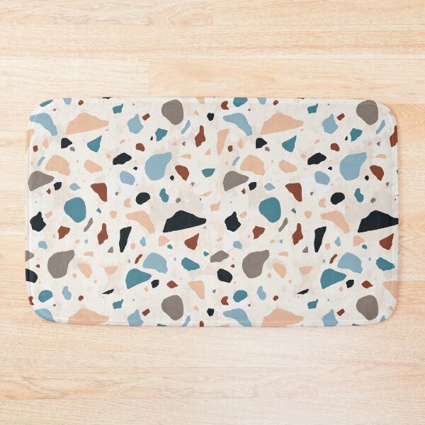 Item preview, Terrazzo // modern cold earthy tones pattern designed and sold by NordicSommer.