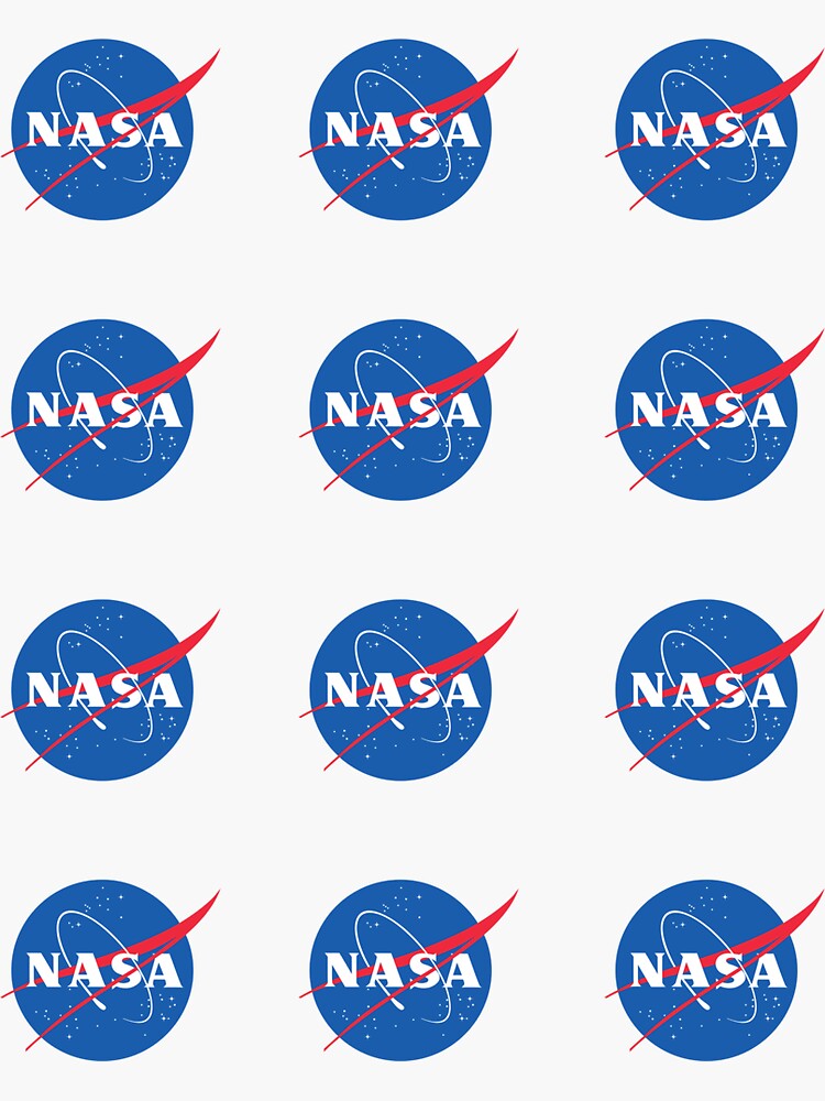 NASA Logo Repeater All Over | Sticker