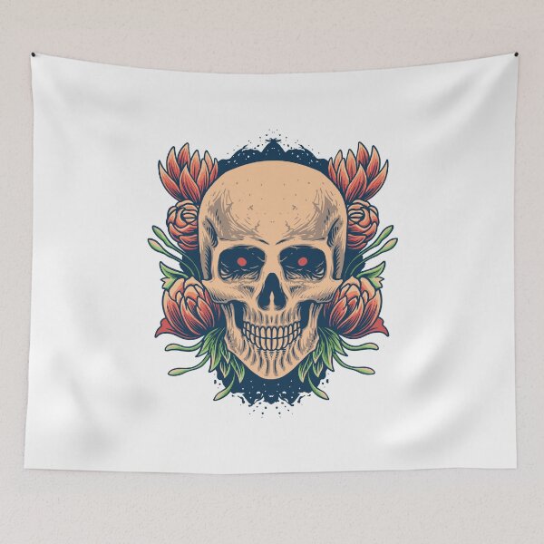 Item preview, Skull in Bloom designed and sold by eDigi-Arts.