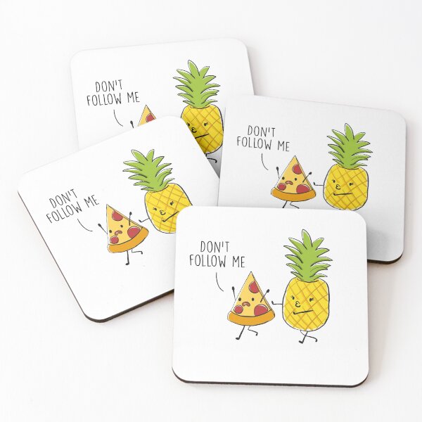Item preview, Pizza escaping from pineapple designed and sold by BacataDesign.