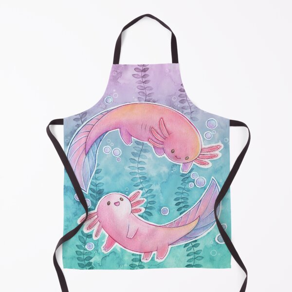 Item preview, Super Cute Axolotl - Kawaii designed and sold by YumePeachyPie.