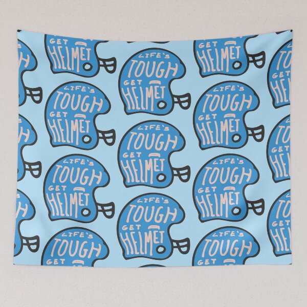 Item preview, life’s tough get a helmet  designed and sold by graphicgal.