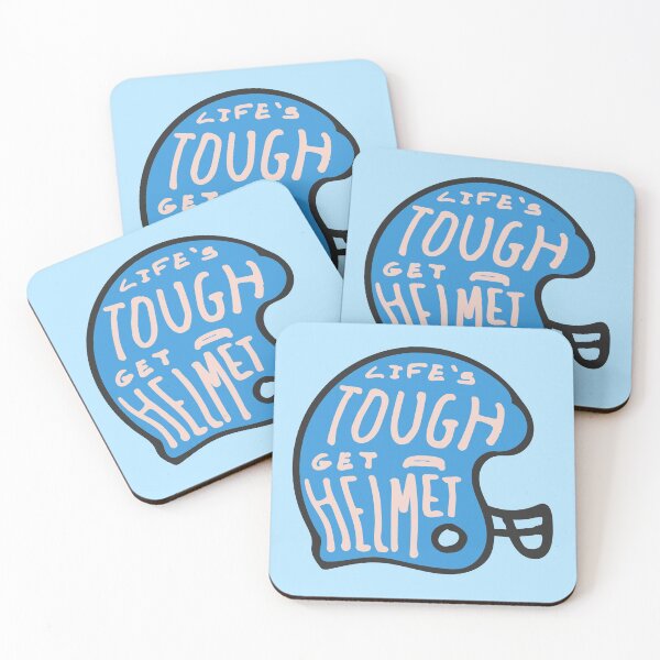 Item preview, life’s tough get a helmet  designed and sold by graphicgal.