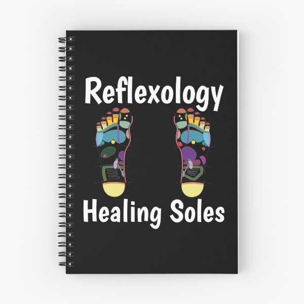 Item preview, Reflexology Healing Soles (foot map) (white text) designed and sold by Onpointholistic.