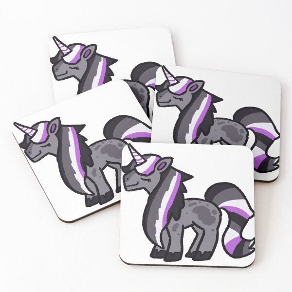 Item preview, Pride Unicorn: Asexual designed and sold by aquaspider.