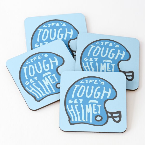 Item preview, life’s tough get a helmet  designed and sold by graphicgal.