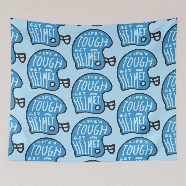 Item preview, life’s tough get a helmet  designed and sold by graphicgal.