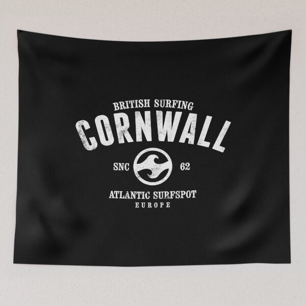 Item preview, CORNWALL BRITISH SURFING SURF DESIGN USED LOOK, BY SUBGIRL designed and sold by SUBGIRL.