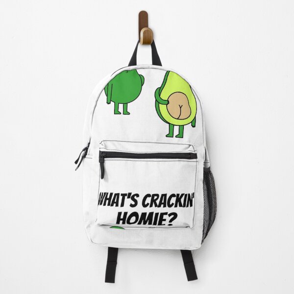 Item preview, What's Crackin' Homie? - Funny Avocado Cartoon designed and sold by BorvickTees.