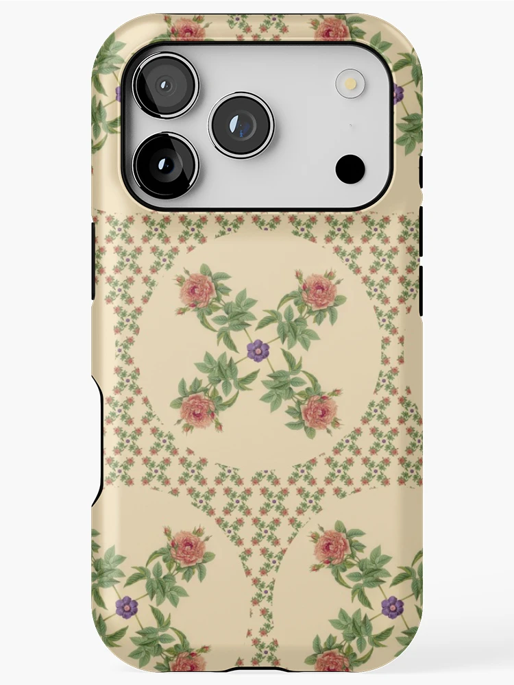 Thumbnail 1 of 4, iPhone Case, Repeating Pattern - Roses designed and sold by Mary Evans Picture Library.