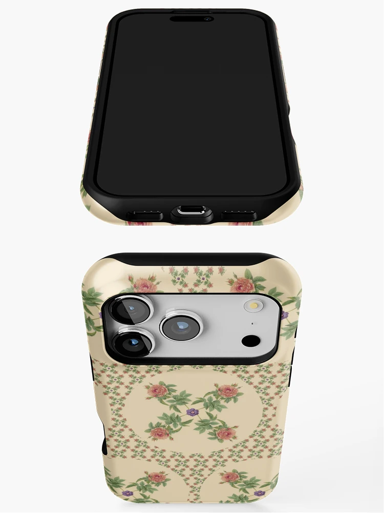 Thumbnail 3 of 4, iPhone Case, Repeating Pattern - Roses designed and sold by Mary Evans Picture Library.