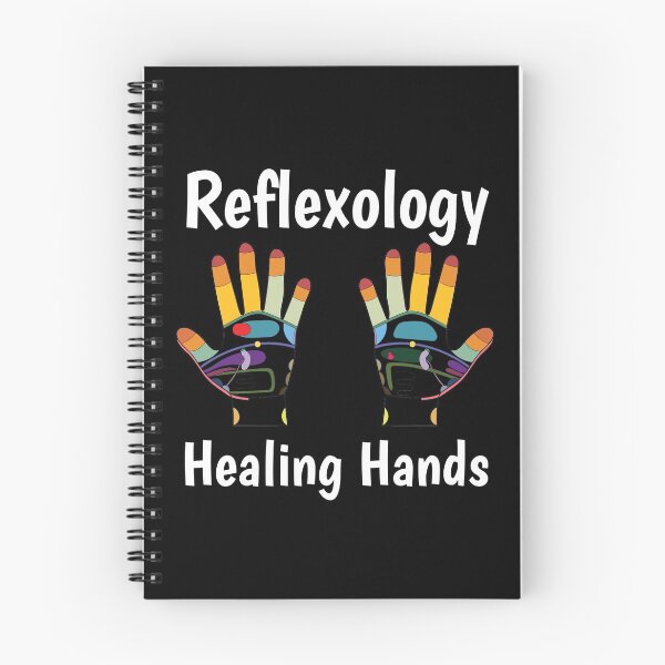 Item preview, Reflexology Healing Hands (hand map) (white text) designed and sold by Onpointholistic.