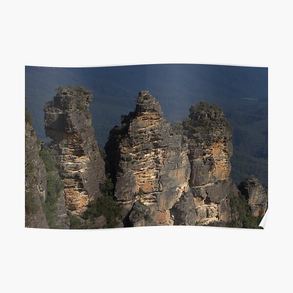 Katoomba's Three Sisters Close up Poster