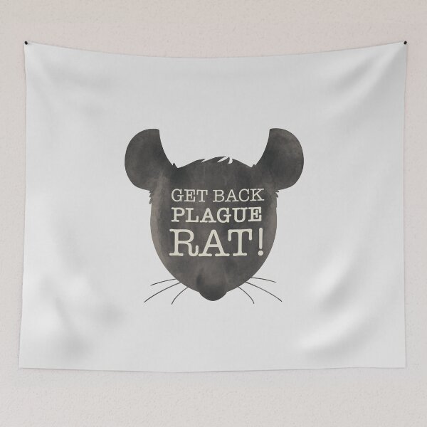 Item preview, Get Back Plague Rat! designed and sold by tanimator.
