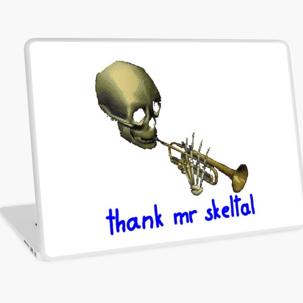 Dank Skeleton Gifts Merchandise Redbubble - mrskeletal skull trumpet gif roblox